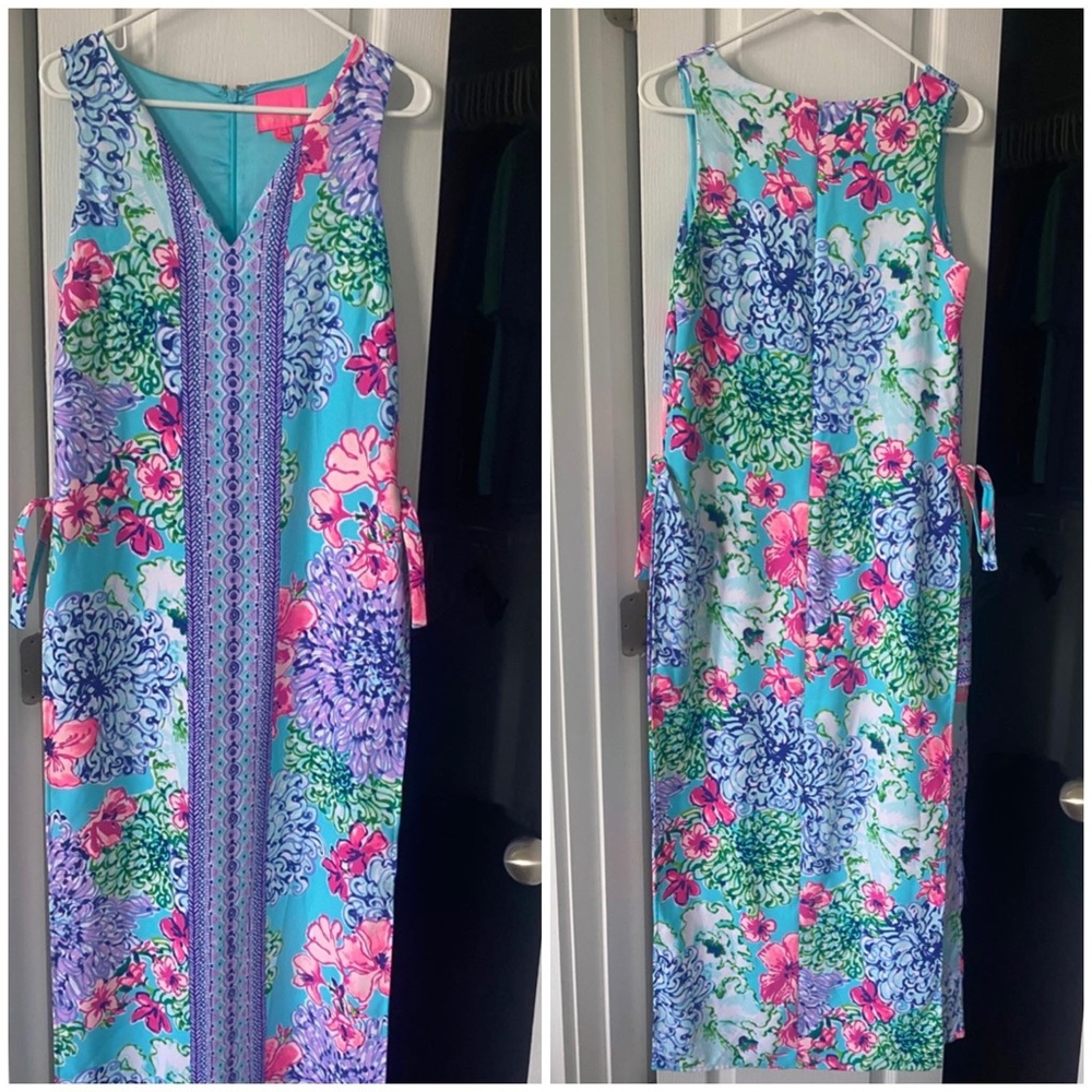 Floral Sleeveless Dress - Multicolor